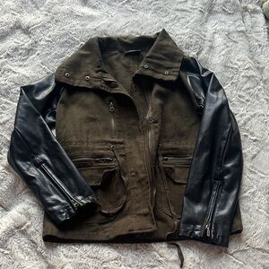 Vici Black and Brown Jacket